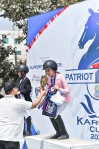 Di usia muda, Grisel tampil 15 kali juara di podium berkuda